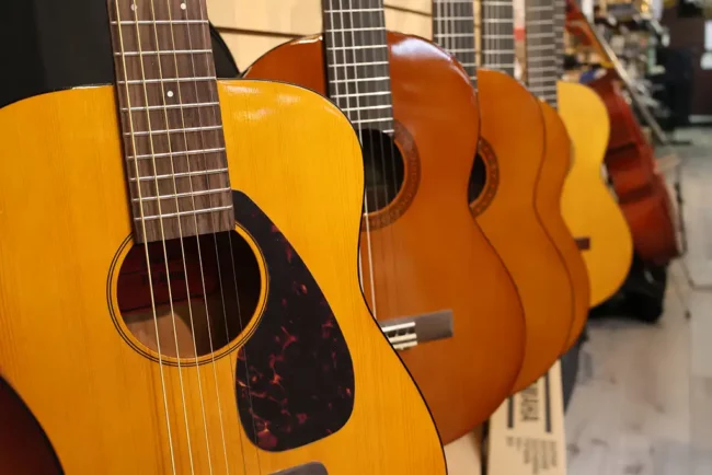 acoustic guitars